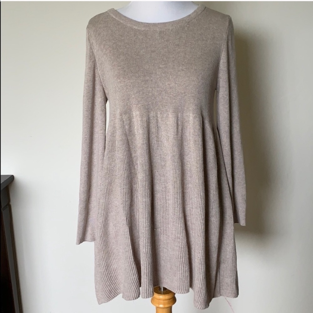 Anthropologie tunic sweater by knitted & knotted